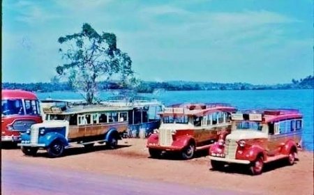 Panjim Bus Stand in late 1950s